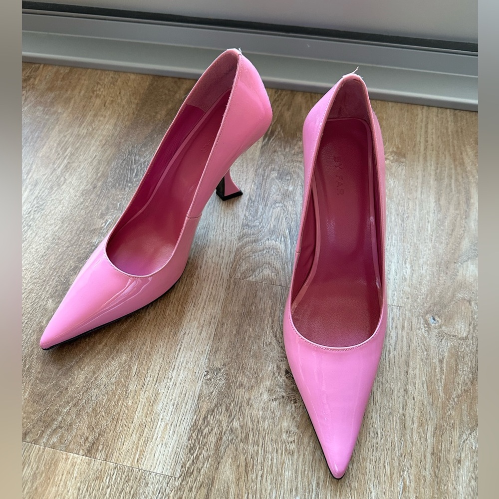 BY FAR Barbie Pink VIVA pumps NWOT